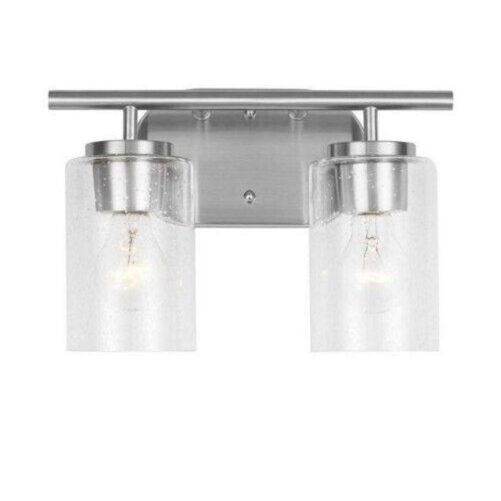 Generation Lighting Oslo 12.5 Inch Two Light Brushed Nickel Dimmable